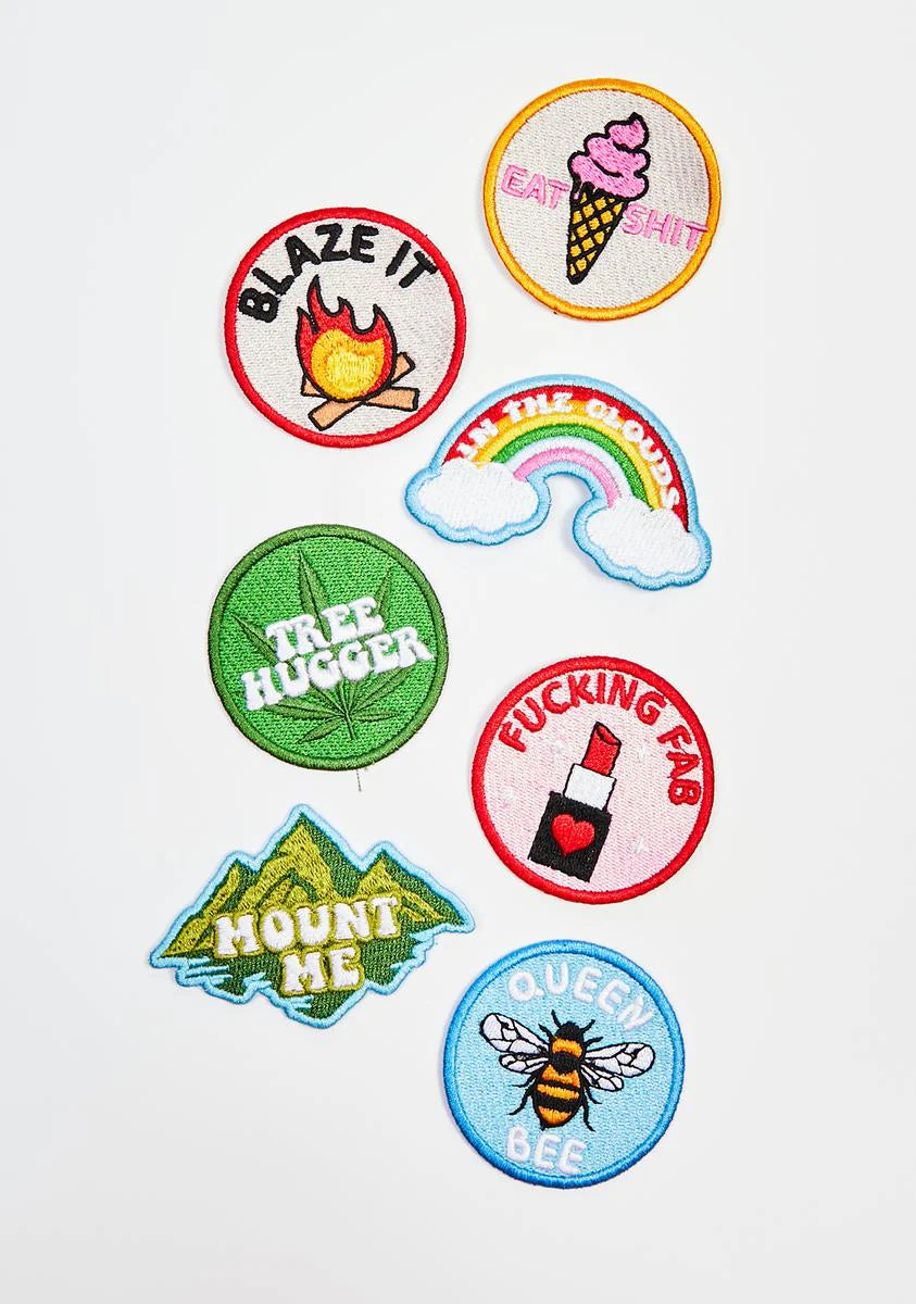 Summer Somewhere Patches Set