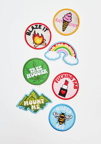 Summer Somewhere Patches Set