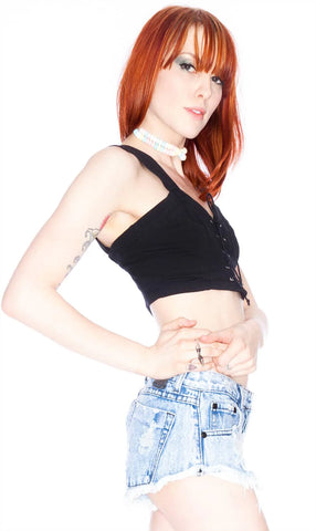 Evil Twin Cross To Bear Bustier