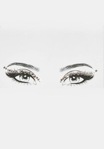 Lucite Love Clear Eye Gems