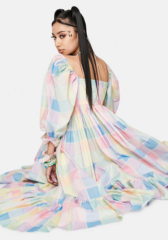 The Pub Garden French Puff Dress