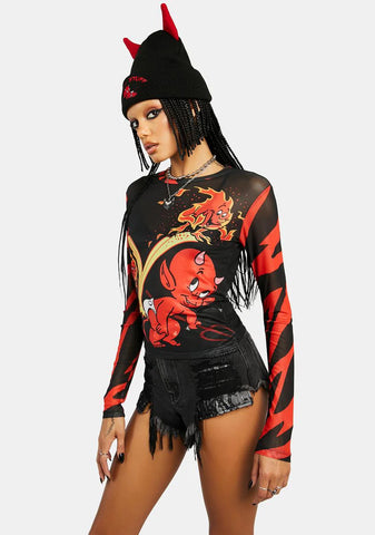 Trusty Trident Long Sleeve Tee