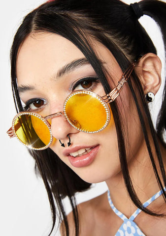 Happy Love Revolution Circle Sunglasses