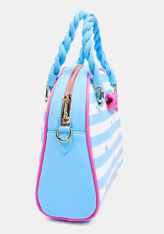Sanrio Tuxedosam Striped Crossbody Bag