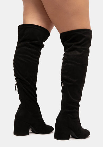 Wide Nighttime Strut Knee High Boots