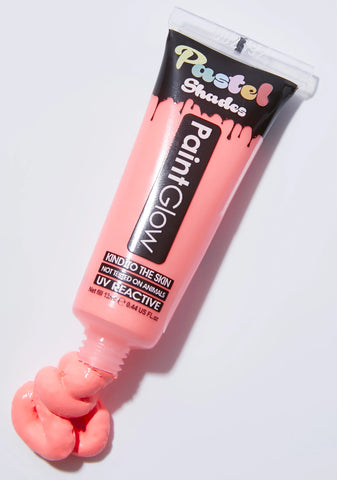 Pastel Coral Rave On UV Face N’ Body Paint