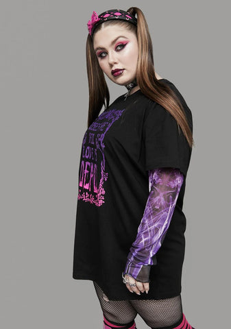 Her Problematic Poetry Layered Graphic Tee