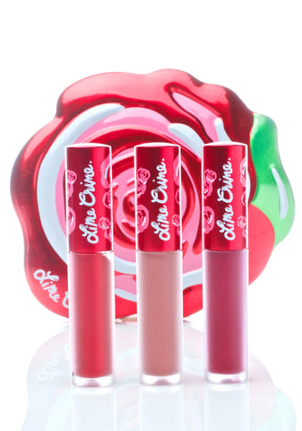 Red Rose Velvetine Gift Set