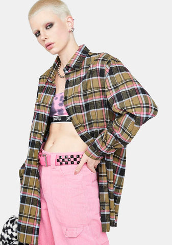 Sage Miss Nonconformist Flannel Shirt