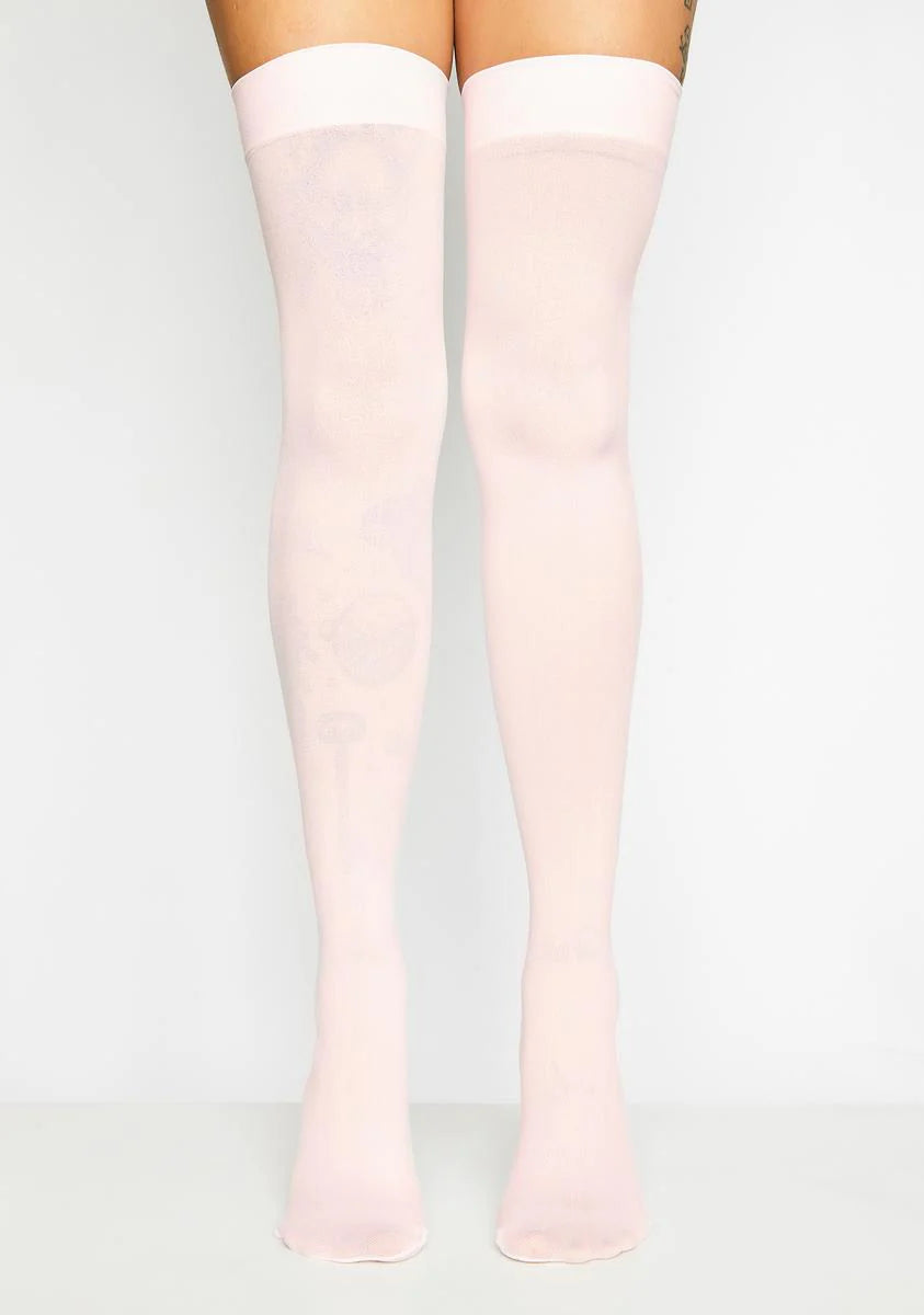 Angel Of Mine Sheer Thigh Highs