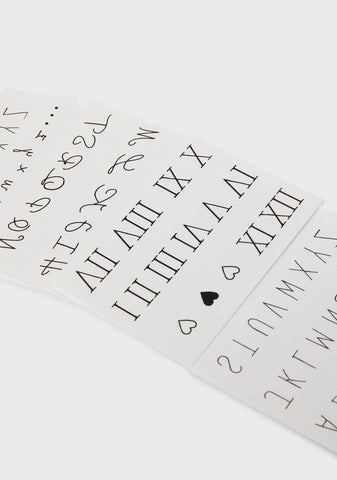 Make It Yours Temporary Tattoo Pack