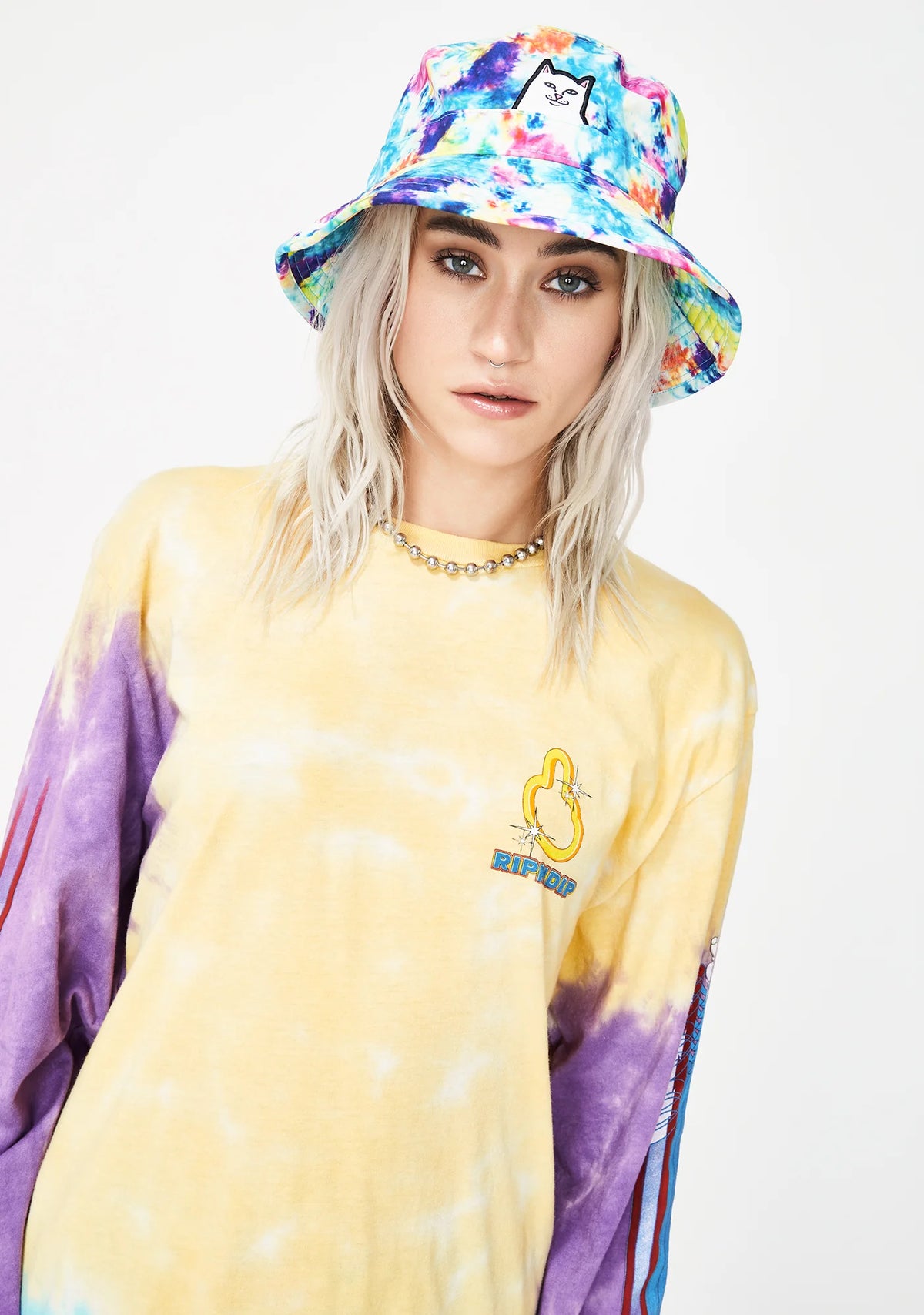 Tie Dye Lord Nermal Bucket Hat