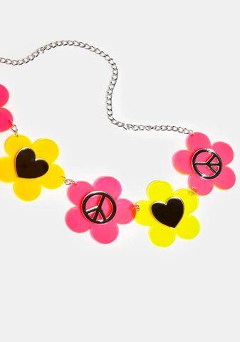 Peace Daisy Chain Belt
