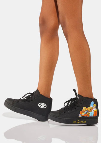 Hustle The Simpsons High Tops