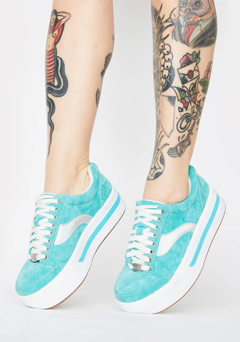 Aqua Cosmic Kick Skater Sneakers