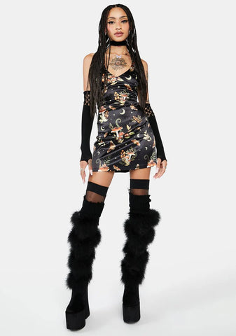 Mystical Mushroom Mini Dress