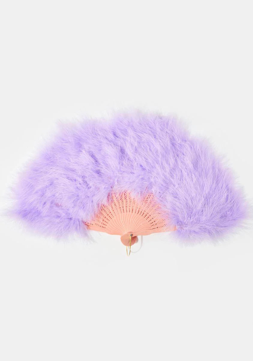 Magic Breeze By Me Feather Fan