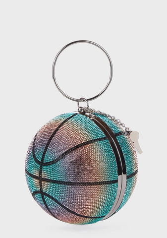Slam Dunk Rhinestone Basketball Bag