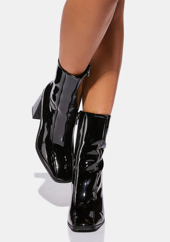 Nami Square Toe Ankle Boots