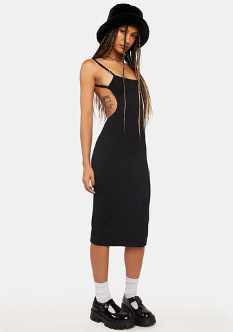 Dark Break The Internet Midi Dress