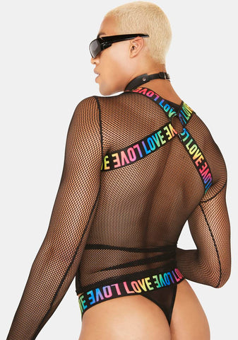 Men's Pride Garter Thong