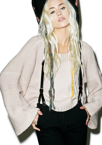 Dreamweaver Hand Knit Sweater - Light Brown