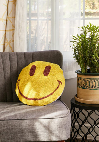 Smile Throw Pillow