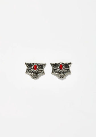Sacred Cat Stud Earrings