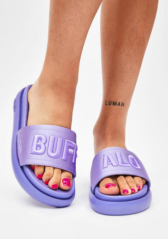 Purple Reggie Platform Slides