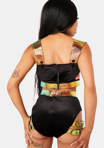 Neon Galaxy Harness Shorts