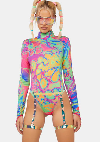 Starry Sights Iridescent Leg Harness