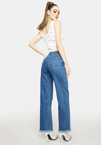 Drawstring Dad Jeans