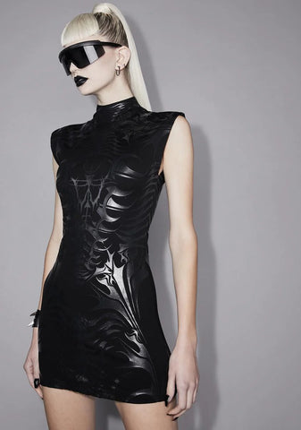 Never Get Nervous Sleeveless Mini Dress