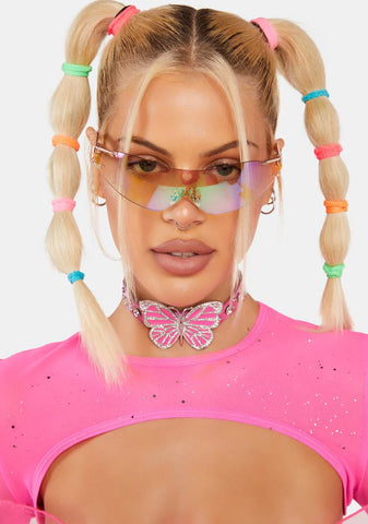 Pink Lzr Speqz Shield Sunglasses