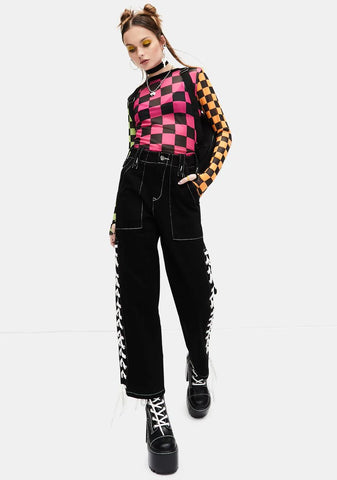 Read The Street Lace-Up Pants