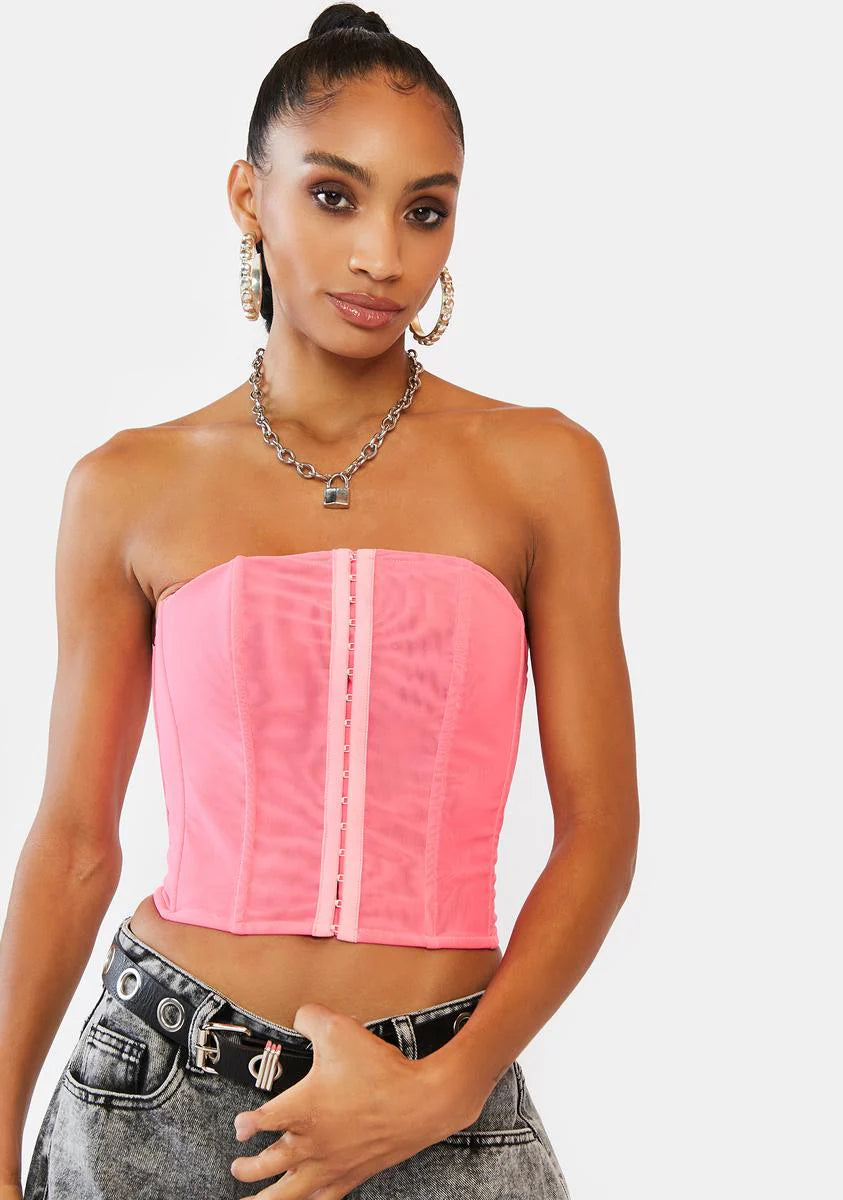 Baby Won't You Want Me Corset Top