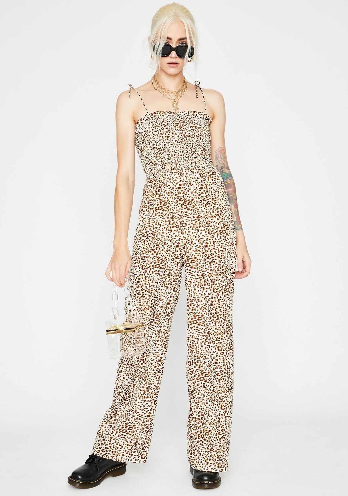 Kitten Club Leopard Jumpsuit