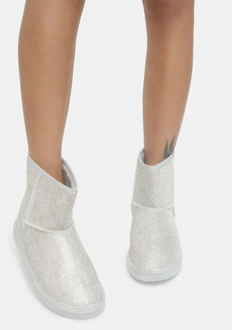Silver Shining Steps Boots
