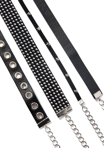 Shades of Cray Choker Set