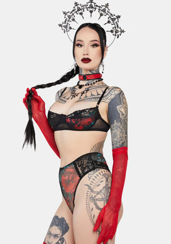 Romance Isn't Dead Lingerie Set