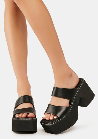 Miranda Heeled Platform Mules