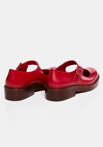 Red Lola Mary Janes