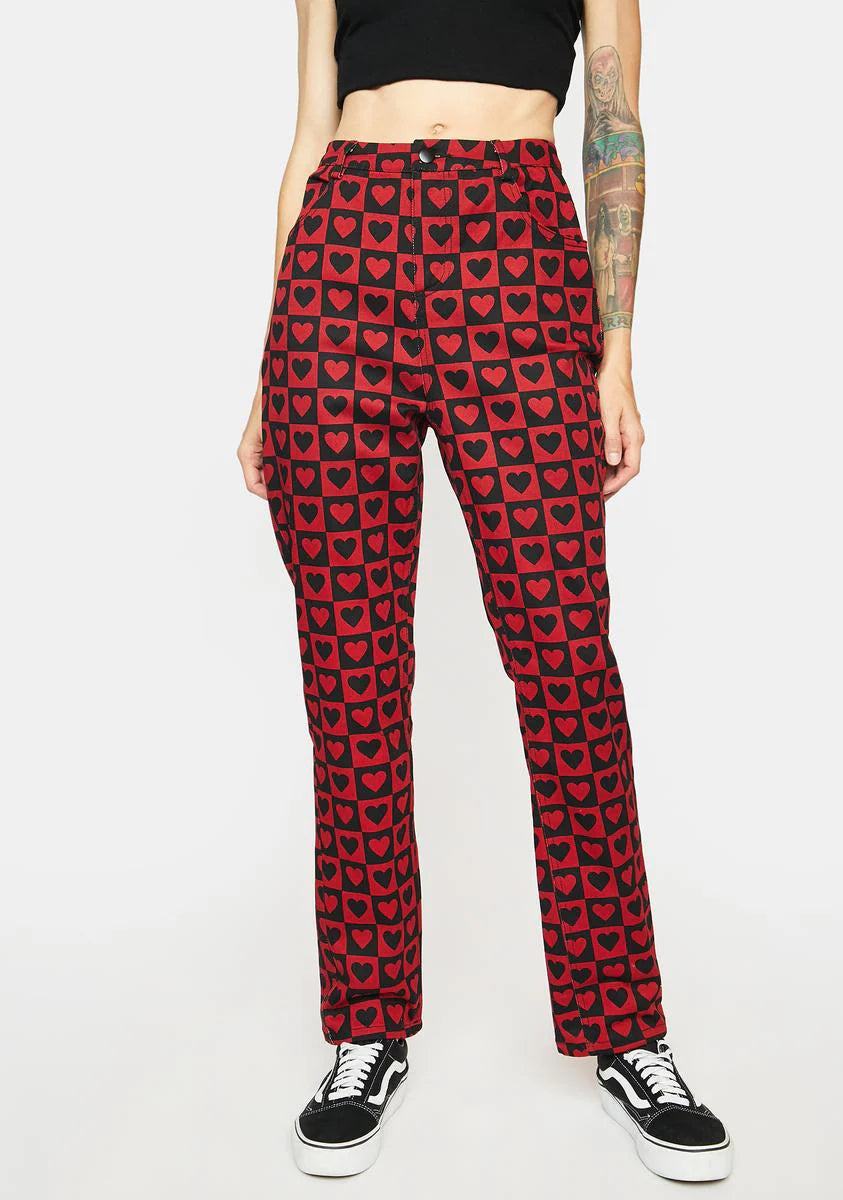 Lost In Love Checkered Pants