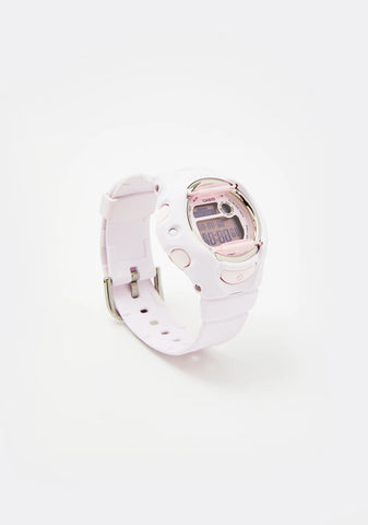 White Baby G Digital Watch