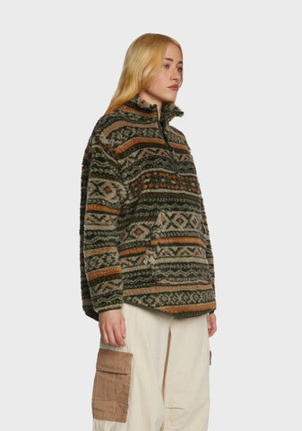 Tapestry Fleece Sweater
