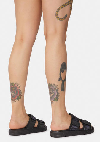 Black & Dark Gray 222 Banda Aster Logo Slides