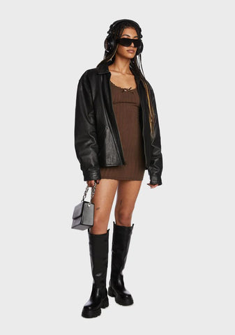 Cocoa Doesn't Phase Me Mini Dress