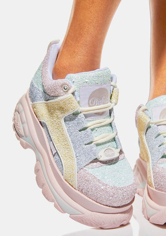 Pastel Multi Classic Low Platform Sneakers