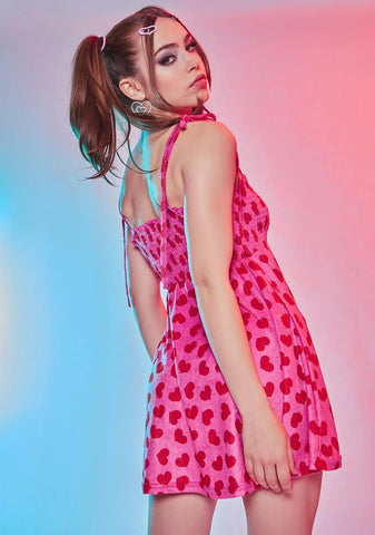 Loyal Maneater Smocked Mini Dress