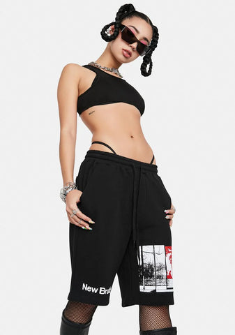 New Brutalism Stadium Shorts